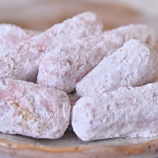 Raspberry Shortbread Cookie Straws Product Shot