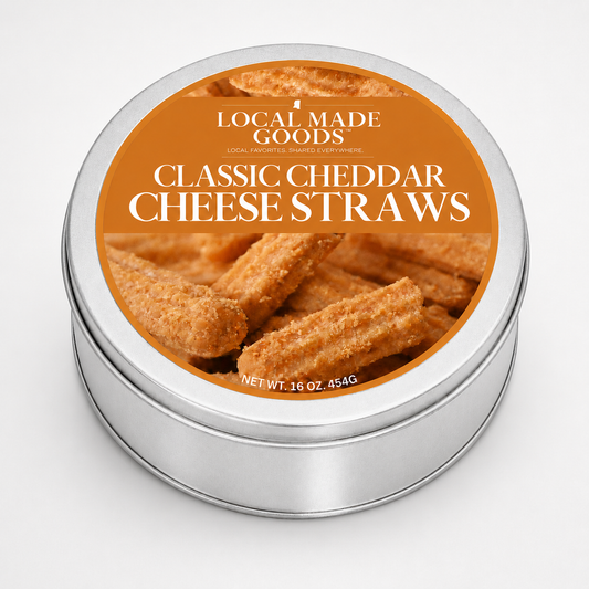 Classic Cheddar Cheese Straws 16 oz Tin