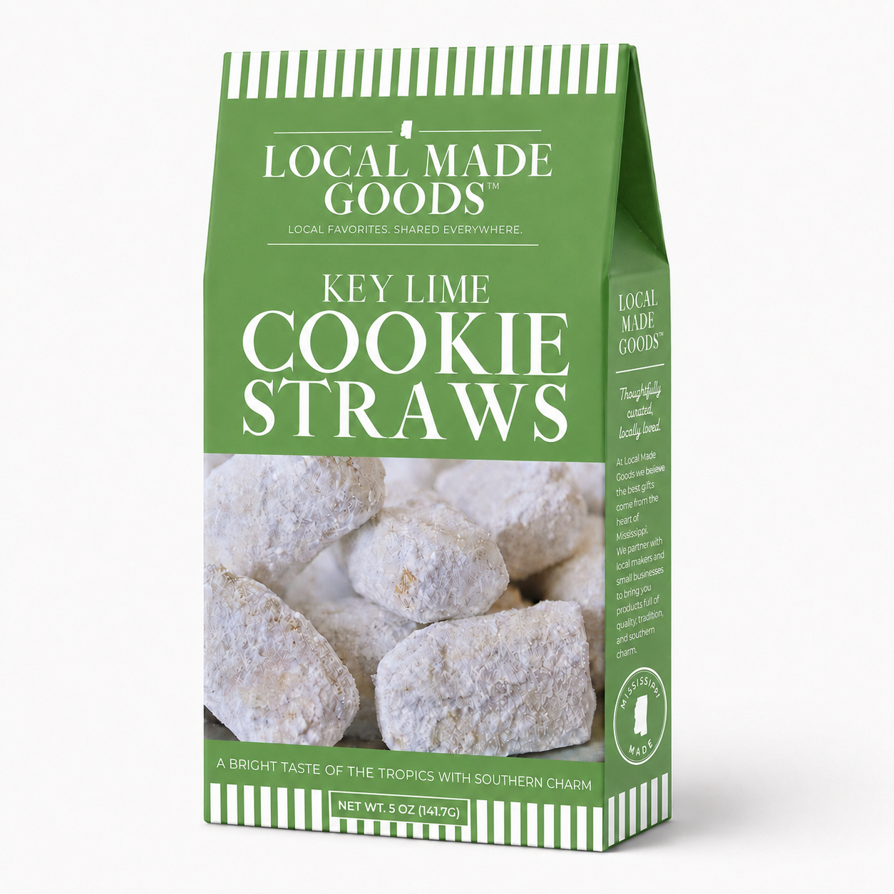 Key Lime Shortbread Cookie Straws 5 oz