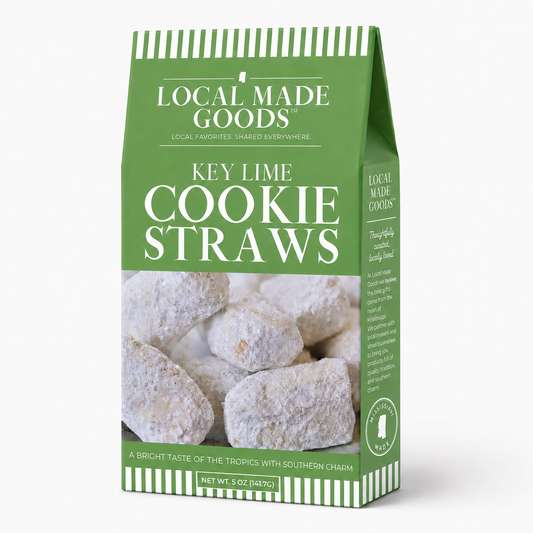 Key Lime Shortbread Cookie Straws 5 oz