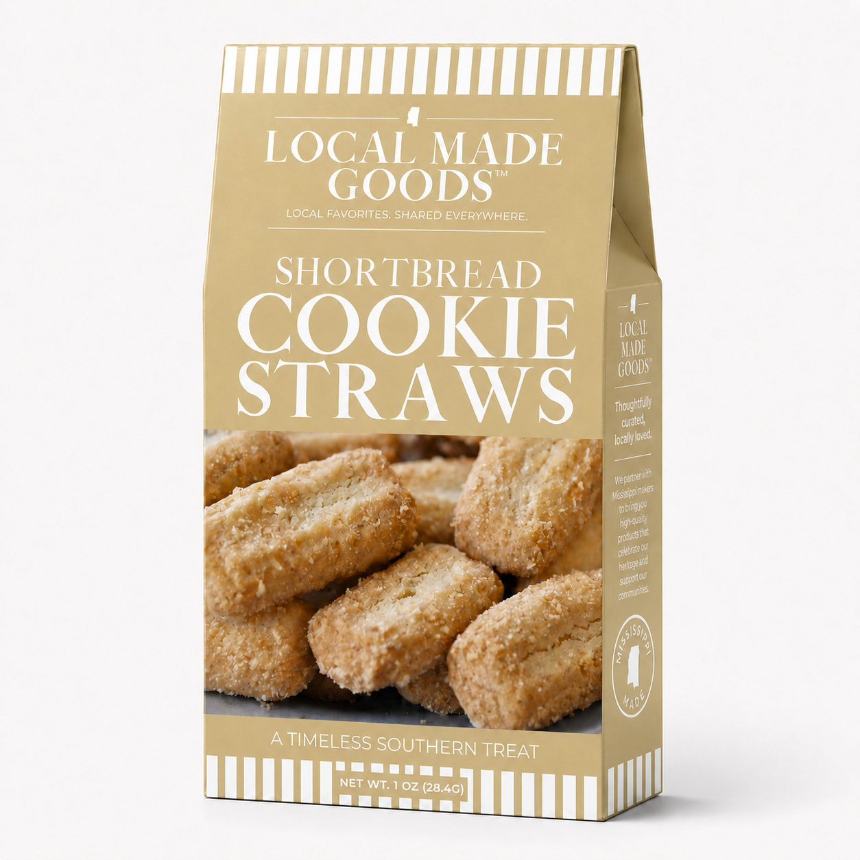 Shortbread Cookie Straws 1 oz