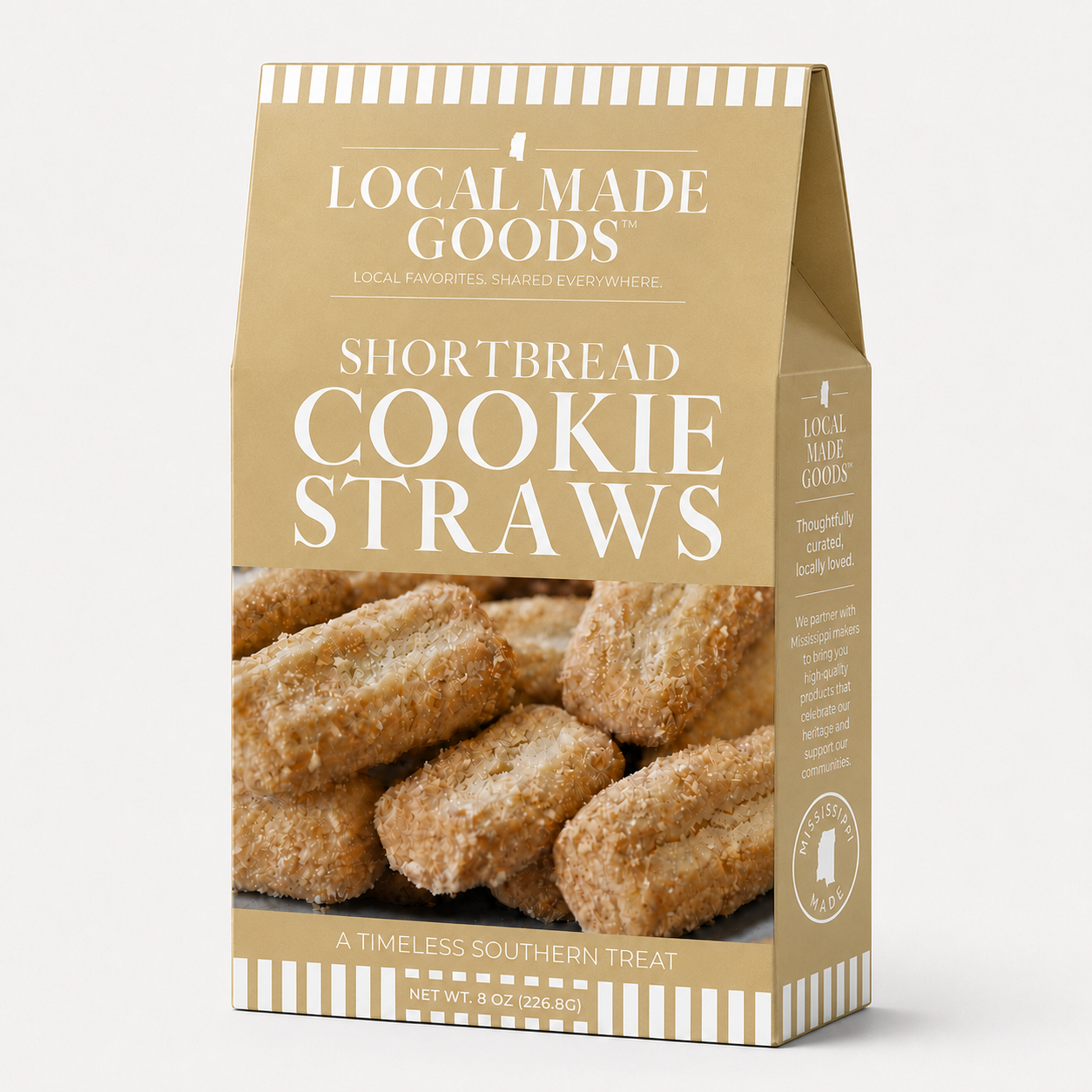 Shortbread Cookie Straws 8 oz